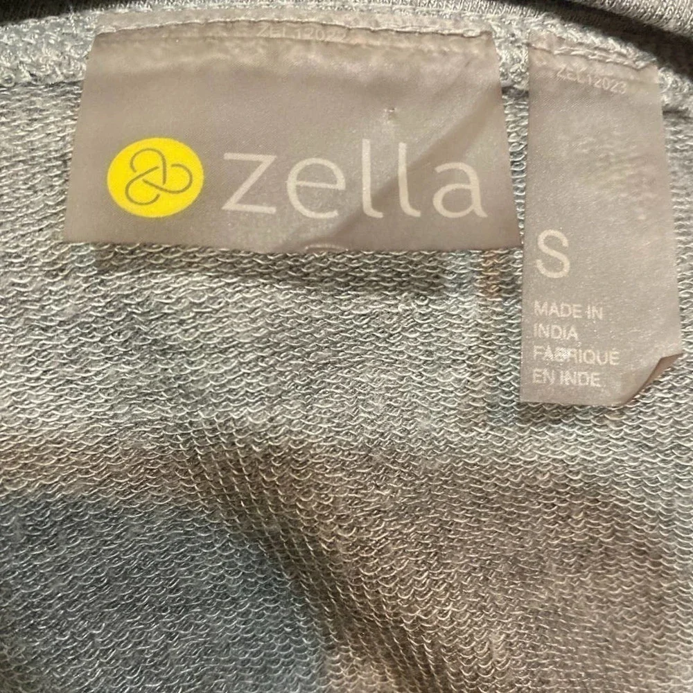 Zella Dress Small Heather Grey Sleeveless Bodycon Soft Mini Lounge Size S - Picture 6 of 8